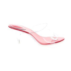 Red Clear High Heels